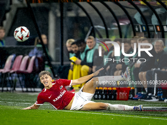 AZ Alkmaar midfielder Sven Mijnans during the match between AZ and Elfsborg at the AZ Stadium for the UEFA Europa League - League phase - Ma...