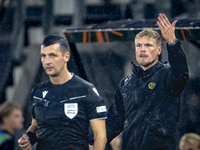 Elfsborg trainer Oscar Hiljemark during the match AZ vs. Elfsborg at the AZ Stadium for the UEFA Europa League - League phase - Matchday 1 s...