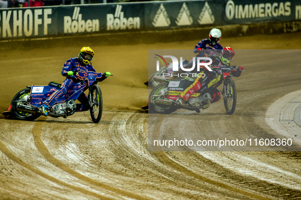 Martin Vaculik participates in a PGE Speedway Ekstraliga game between Sparta Wroclaw and Stal Gorzow Wielkopolski in Wroclaw, Poland, on Sep...