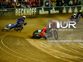 JAKUB KRAWCZYK participates in a PGE Speedway Ekstraliga game between Sparta Wroclaw and Stal Gorzow Wielkopolski in Wroclaw, Poland, on Sep...