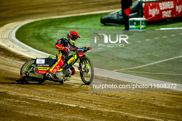 ARTEM LAGUTA participates in a PGE Speedway Ekstraliga game between Sparta Wroclaw and Stal Gorzow Wielkopolski in Wroclaw, Poland, on Septe...