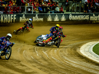 Maciej Janowski participates in a PGE Speedway Ekstraliga game between Sparta Wroclaw and Stal Gorzow Wielkopolski in Wroclaw, Poland, on Se...