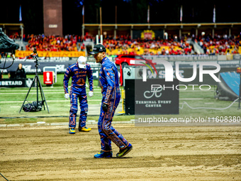 Szymon Wozniak participates in a PGE Speedway Ekstraliga game between Sparta Wroclaw and Stal Gorzow Wielkopolski in Wroclaw, Poland, on Sep...