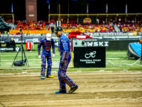 Szymon Wozniak participates in a PGE Speedway Ekstraliga game between Sparta Wroclaw and Stal Gorzow Wielkopolski in Wroclaw, Poland, on Sep...