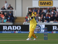 Australia's Steve Smith bats during the Metro Bank One Day Series match between England and Australia at the Seat Unique Riverside in Cheste...