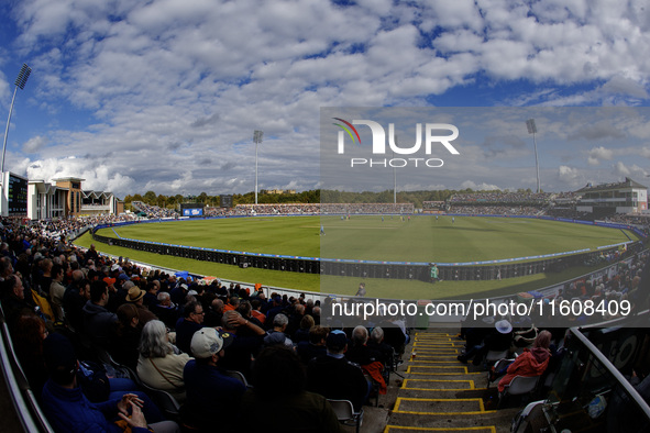 A general view of the stadium during the Metro Bank One Day Series match between England and Australia at the Seat Unique Riverside in Chest...