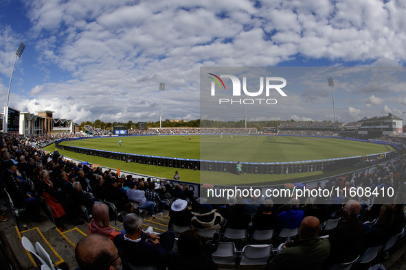 A general view of the stadium during the Metro Bank One Day Series match between England and Australia at the Seat Unique Riverside in Chest...