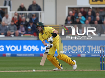 Australia's Steve Smith bats during the Metro Bank One Day Series match between England and Australia at the Seat Unique Riverside in Cheste...