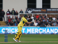 Australia's Steve Smith bats during the Metro Bank One Day Series match between England and Australia at the Seat Unique Riverside in Cheste...