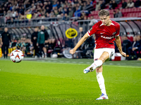 AZ Alkmaar midfielder Sven Mijnans plays during the match AZ - Elfsborg at the AZ Stadium for the UEFA Europa League - League phase - Matchd...