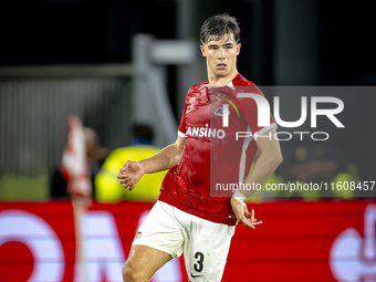 AZ Alkmaar midfielder Wouter Goes plays during the match AZ - Elfsborg at the AZ Stadium for the UEFA Europa League - League phase - Matchda...