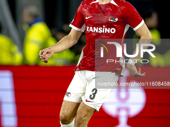 AZ Alkmaar midfielder Wouter Goes plays during the match AZ - Elfsborg at the AZ Stadium for the UEFA Europa League - League phase - Matchda...