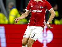 AZ Alkmaar midfielder Wouter Goes plays during the match AZ - Elfsborg at the AZ Stadium for the UEFA Europa League - League phase - Matchda...