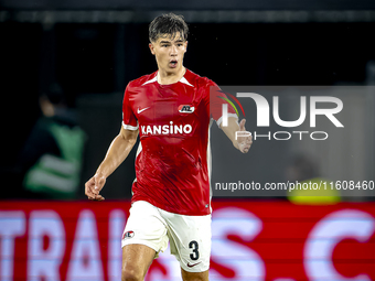 AZ Alkmaar midfielder Wouter Goes plays during the match AZ - Elfsborg at the AZ Stadium for the UEFA Europa League - League phase - Matchda...