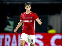 AZ Alkmaar midfielder Wouter Goes plays during the match AZ - Elfsborg at the AZ Stadium for the UEFA Europa League - League phase - Matchda...