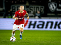 AZ Alkmaar midfielder Jordy Clasie plays during the match AZ - Elfsborg at the AZ Stadium for the UEFA Europa League - League phase - Matchd...