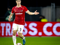 AZ Alkmaar midfielder Wouter Goes plays during the match AZ - Elfsborg at the AZ Stadium for the UEFA Europa League - League phase - Matchda...