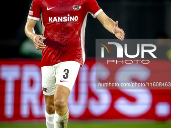 AZ Alkmaar midfielder Wouter Goes plays during the match AZ - Elfsborg at the AZ Stadium for the UEFA Europa League - League phase - Matchda...