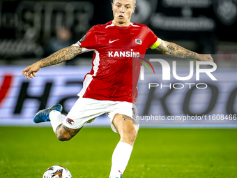 AZ Alkmaar midfielder Jordy Clasie plays during the match AZ - Elfsborg at the AZ Stadium for the UEFA Europa League - League phase - Matchd...