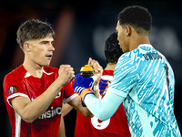 AZ Alkmaar midfielder Wouter Goes plays during the match AZ - Elfsborg at the AZ Stadium for the UEFA Europa League - League phase - Matchda...