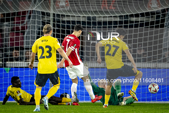 AZ Alkmaar forward Ruben van Bommel during the match between AZ and Elfsborg at the AZ Stadium for the UEFA Europa League - League phase - M...