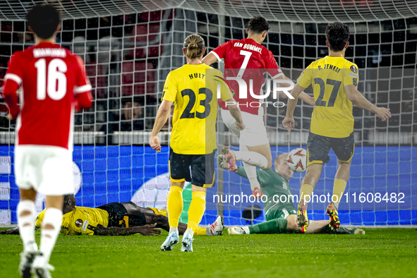 AZ Alkmaar forward Ruben van Bommel during the match between AZ and Elfsborg at the AZ Stadium for the UEFA Europa League - League phase - M...