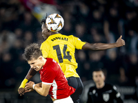 AZ Alkmaar midfielder Wouter Goes and IF Elfsborg forward Jalal Abdullai during the match AZ vs. Elfsborg at the AZ Stadium for the UEFA Eur...