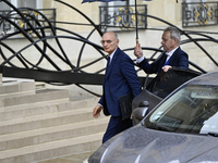 Newly appointed French Minister of Justice Didier Migaud arrives at the Elysee Palace for the meeting of the council of ministers with the F...