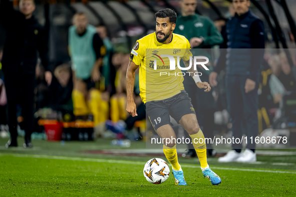 Elfsborg defender Rami Kaib during the match between AZ and Elfsborg at the AZ Stadium for the UEFA Europa League - League phase - Matchday...