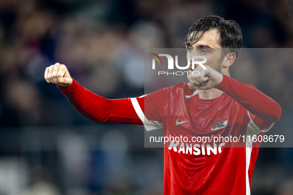 AZ Alkmaar forward Troy Parrot during the match AZ - Elfsborg at the AZ Stadium for the UEFA Europa League - League phase - Matchday 1 seaso...