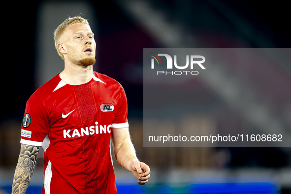 AZ Alkmaar forward Mexx Meerdink during the match between AZ and Elfsborg at the AZ Stadium for the UEFA Europa League - League phase - Matc...