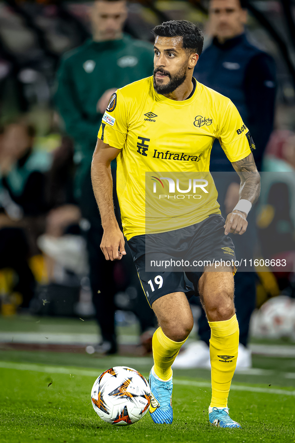 Elfsborg defender Rami Kaib during the match between AZ and Elfsborg at the AZ Stadium for the UEFA Europa League - League phase - Matchday...