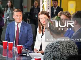 Health Secretary Wes Streeting speaks to the media at the Labour Conference in City, Country, on September 25, 2024. (