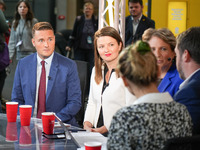 Health Secretary Wes Streeting speaks to the media at the Labour Conference in City, Country, on September 25, 2024. (