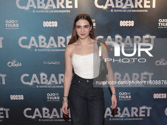 Jesusa Ochoa attends the red carpet for the Cabaret the Musical premiere with Itati Cantoral's special participation at Teatro de los Insurg...