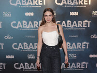 Jesusa Ochoa attends the red carpet for the Cabaret the Musical premiere with Itati Cantoral's special participation at Teatro de los Insurg...