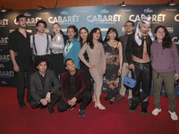 Orquesta Kitkat attends the red carpet for the Cabaret the Musical premiere with Itati Cantoral's special participation at Teatro de los Ins...