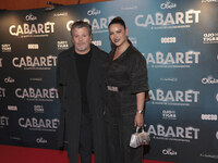 Alfonso Carrera and Litzy Dominguez attend the red carpet for the Cabaret the Musical premiere with Itati Cantoral's special participation a...