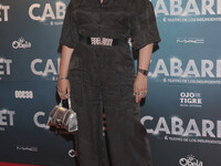 Litzy Dominguez attends the red carpet for the Cabaret the Musical premiere with Itati Cantoral's special participation at Teatro de los Ins...