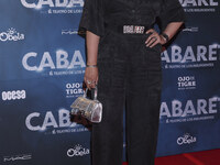 Litzy Dominguez attends the red carpet for the Cabaret the Musical premiere with Itati Cantoral's special participation at Teatro de los Ins...