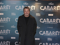 Alfonso Carrera attends the red carpet for the Cabaret the Musical premiere with Itati Cantoral's special participation at Teatro de los Ins...