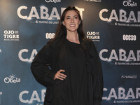 Veronica Jaspeado attends the red carpet for the Cabaret the Musical premiere with Itati Cantoral's special participation at Teatro de los I...