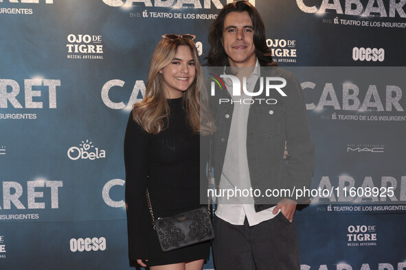 Maria Fernanda Ley attends the red carpet for the Cabaret the Musical premiere with Itati Cantoral's special participation at Teatro de los...