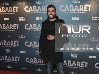 Juan Pablo Gil attends the red carpet for the Cabaret the Musical premiere with Itati Cantoral's special participation at Teatro de los Insu...