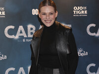 Kika Edgar attends the red carpet for the Cabaret the Musical premiere with Itati Cantoral's special participation at Teatro de los Insurgen...