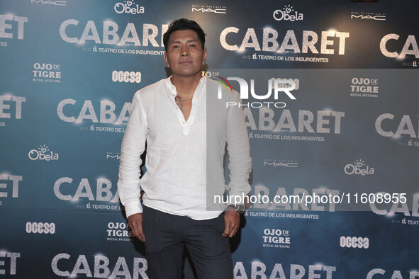 Chef Temich attends the red carpet for the Cabaret the Musical premiere with Itati Cantoral's special participation at Teatro de los Insurge...