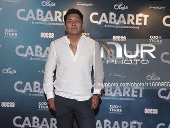 Chef Temich attends the red carpet for the Cabaret the Musical premiere with Itati Cantoral's special participation at Teatro de los Insurge...