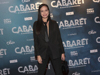 Frida Astrid attends the red carpet for the Cabaret the Musical premiere with Itati Cantoral's special participation at Teatro de los Insurg...