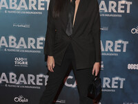 Frida Astrid attends the red carpet for the Cabaret the Musical premiere with Itati Cantoral's special participation at Teatro de los Insurg...