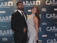 Amr Ezz and Grecia Gonzalez attend the red carpet for the Cabaret the Musical premiere with Itati Cantoral's special participation at Teatro...